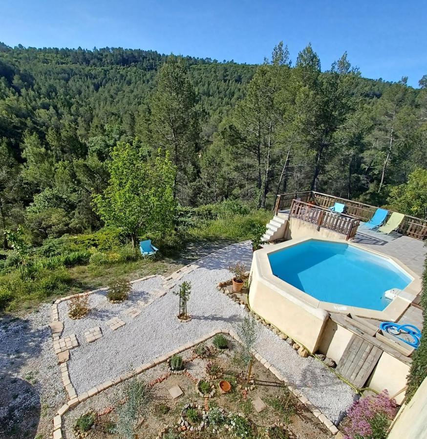 Une Chambre En Provence Correns Bagian luar foto